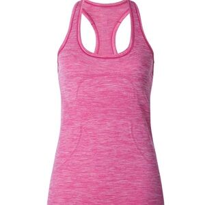 lululemon athletica Sparkle Heathered Pink Tank Top